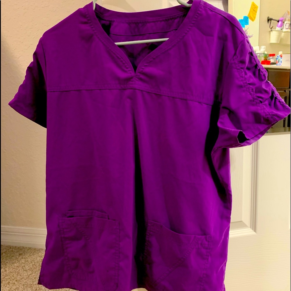 Purple women’s scrub set